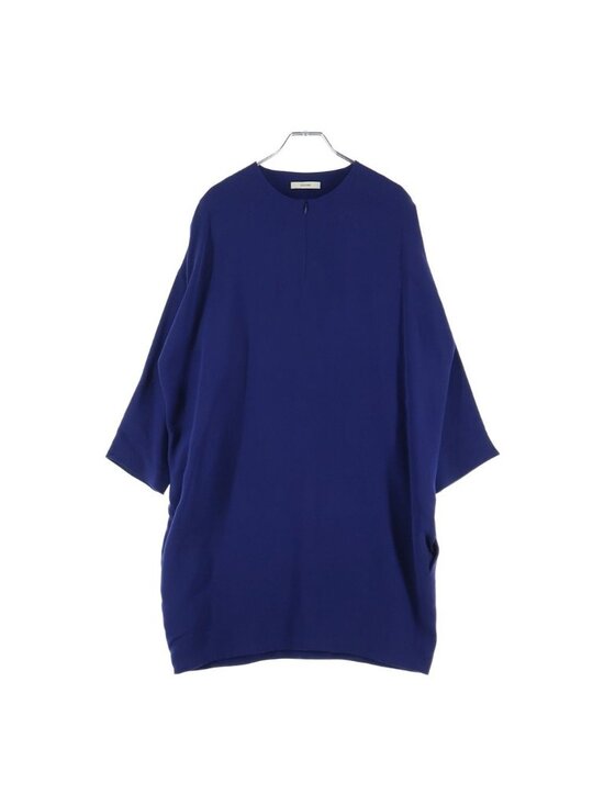 Celine Dresses & Skirts - Celine Dress Three Quarter Sleeve Silk Blue